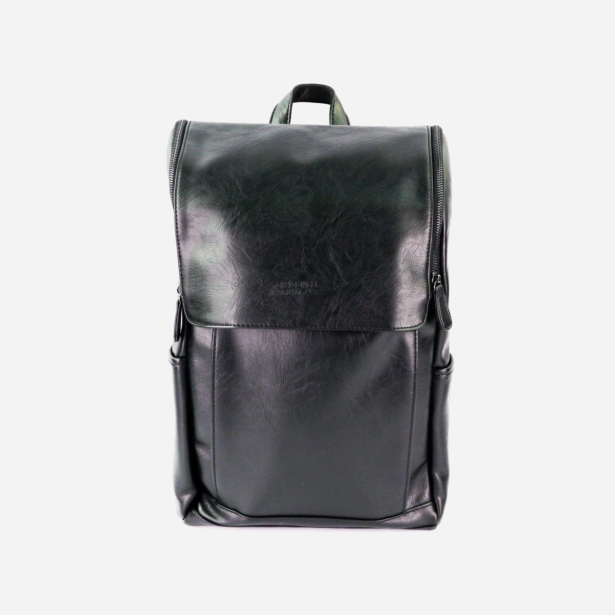 vegan leather backpack