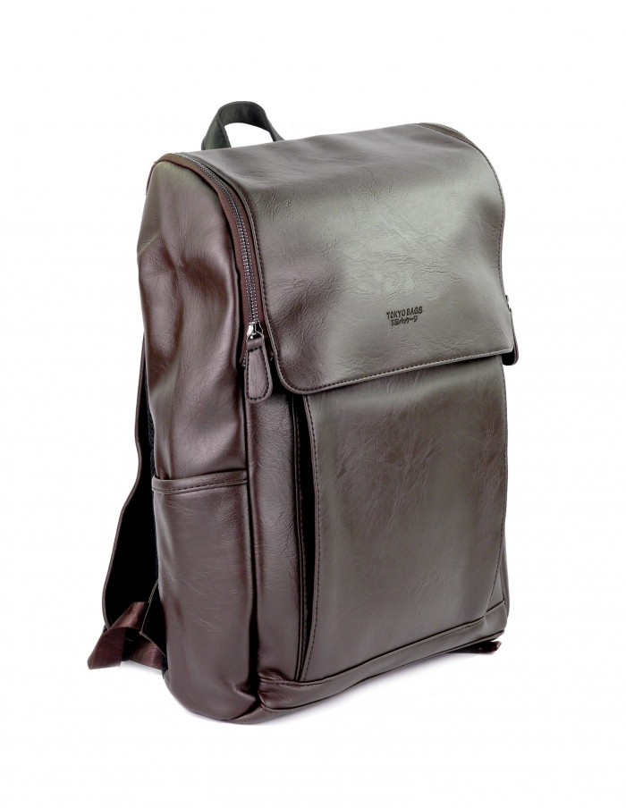 vegan leather backpack