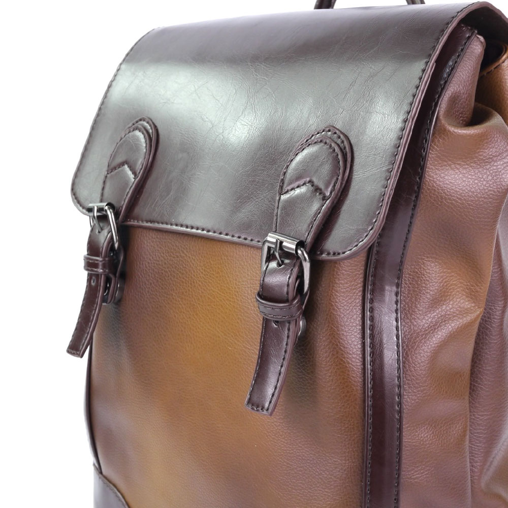 vegan leather backpack