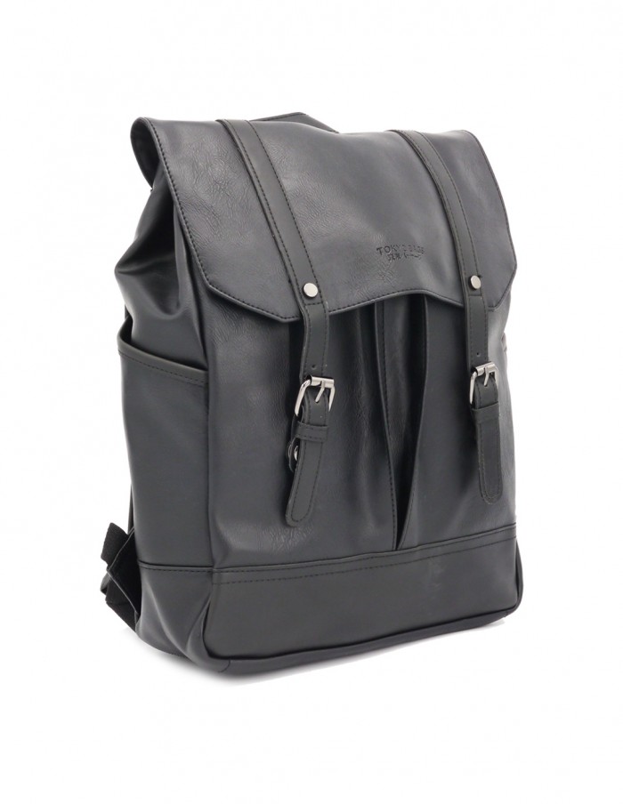 vegan leather backpack