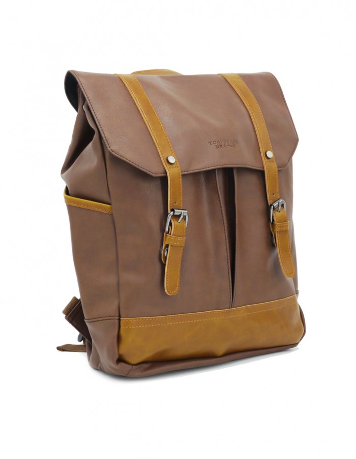 vegan leather backpack